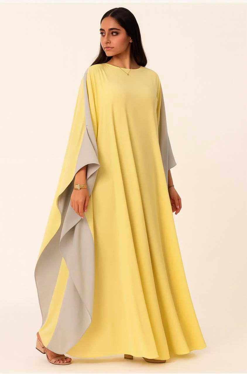Chiffon Layer Abaya (2 layers) - Image 3