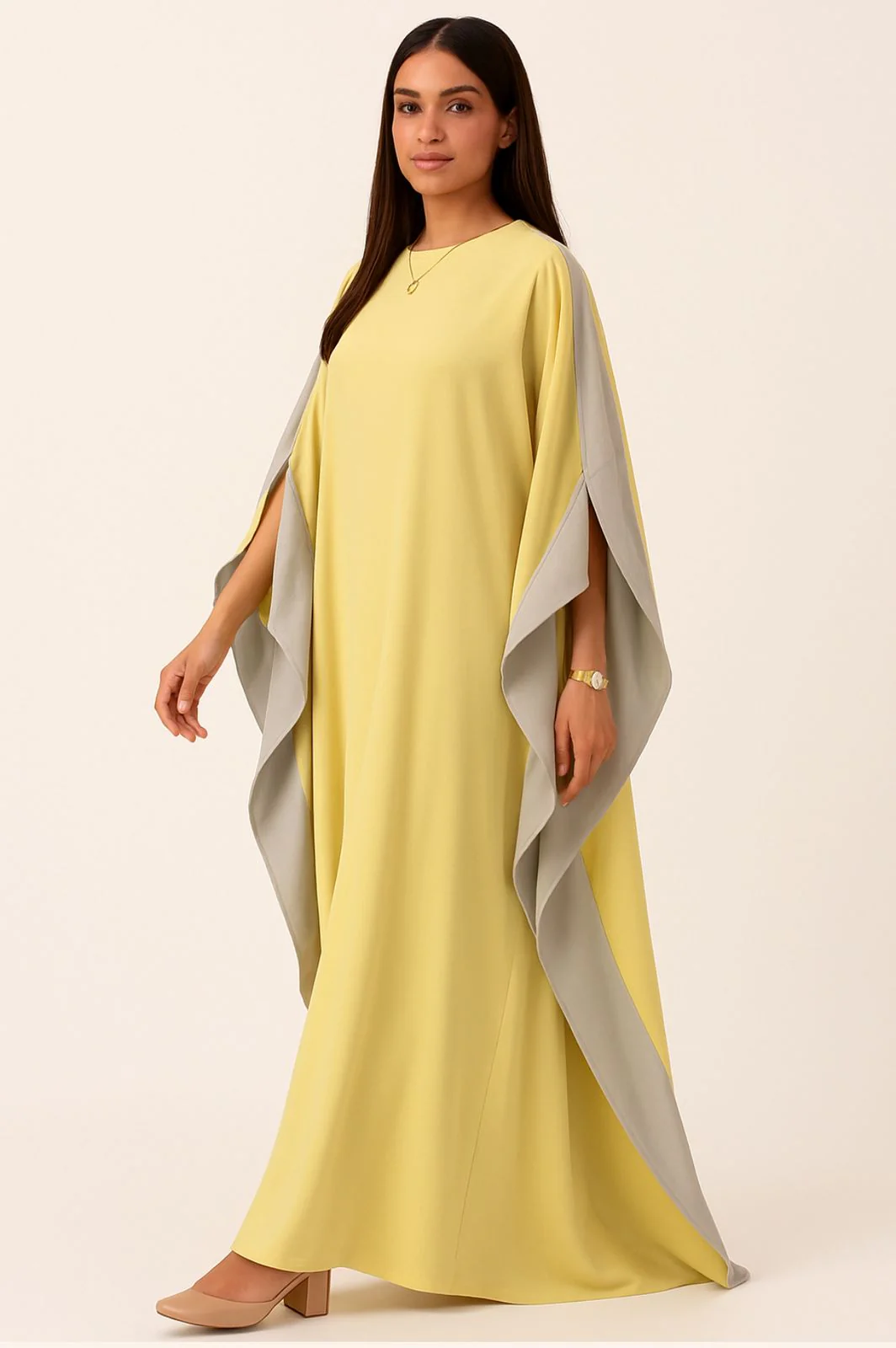 Chiffon Layer Abaya (2 layers) - Image 4