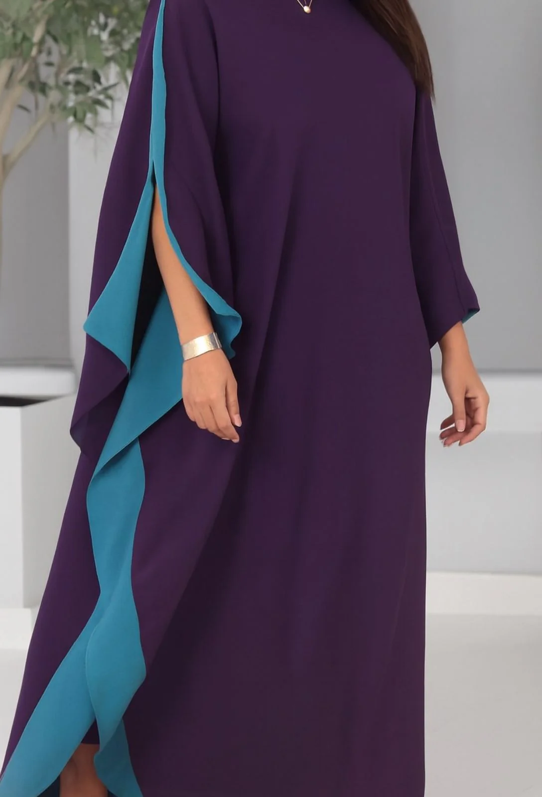 Chiffon Layer Abaya (2 layers) - Image 5