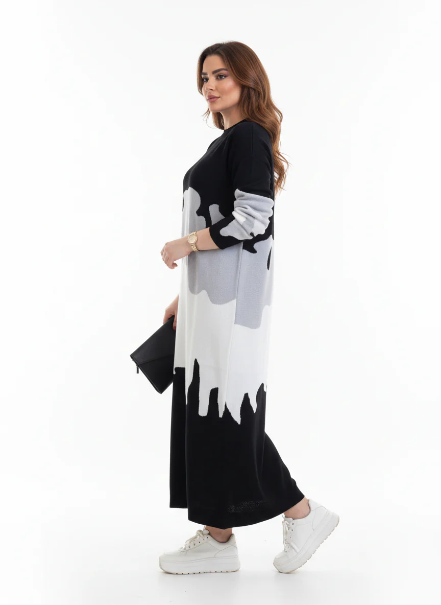 Color Block Maxi Dress - Image 10