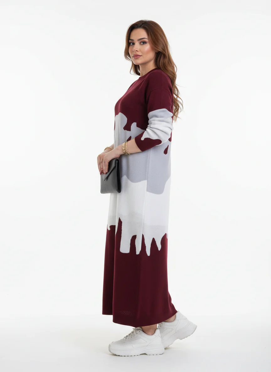 Color Block Maxi Dress - Image 2