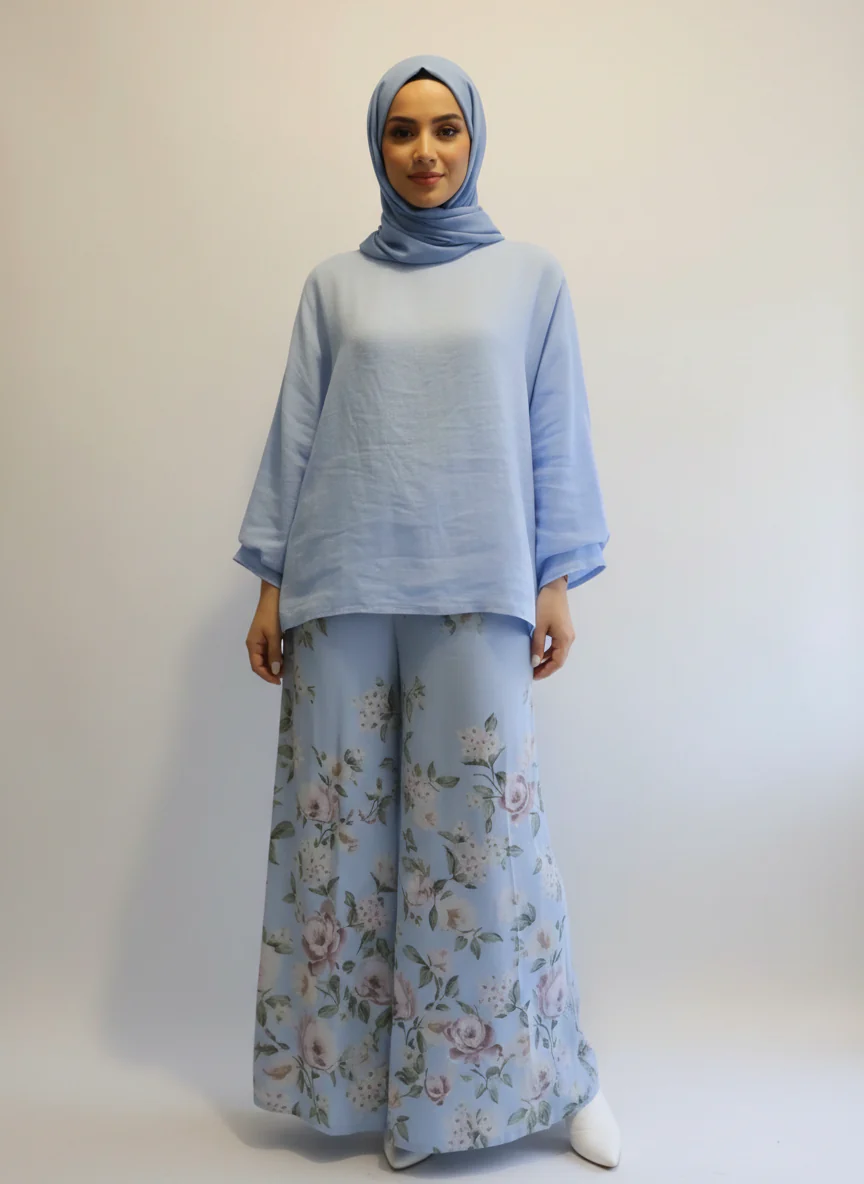 Floral Flow Lounge Set (printed linen)