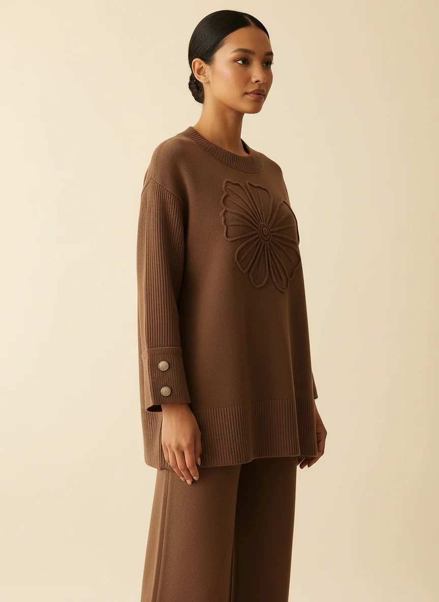 Floral Texture Two-Piece Set - Image 12