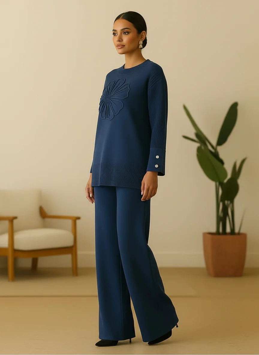 Floral Texture Two-Piece Set - Image 13