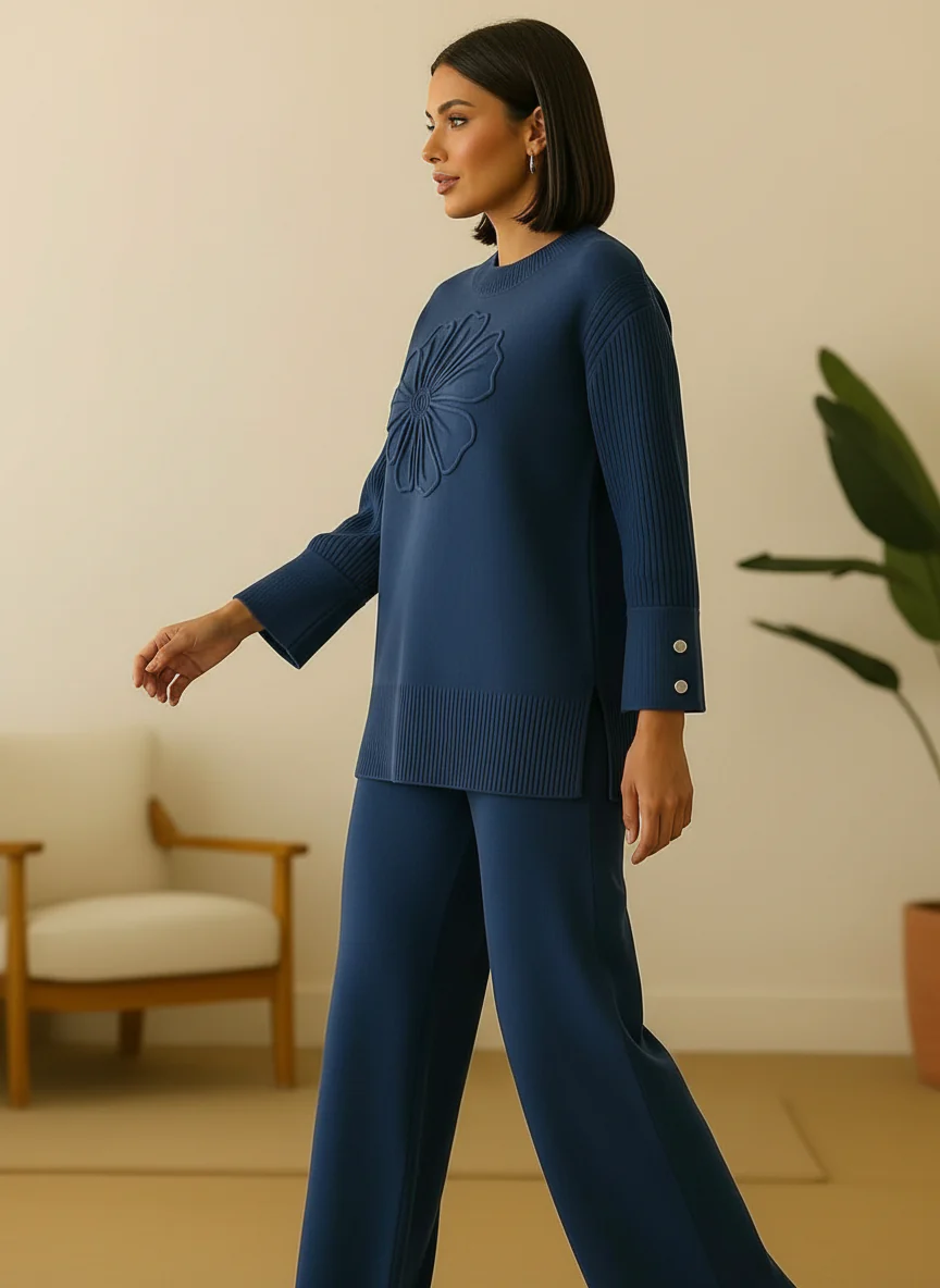 Floral Texture Two-Piece Set - Image 15