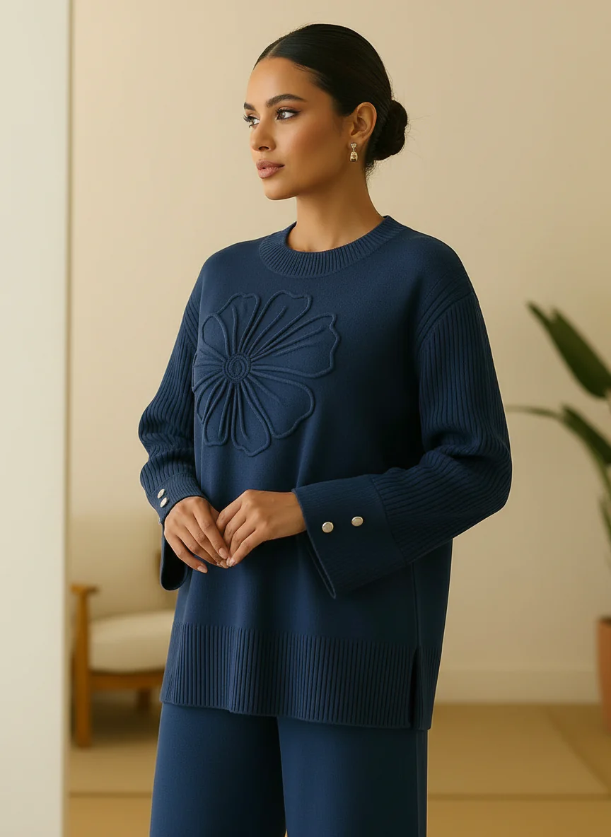 Floral Texture Two-Piece Set - Image 18