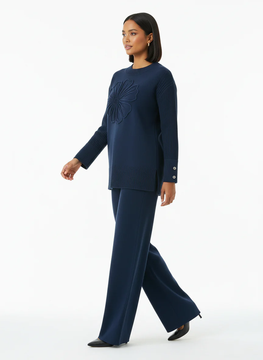 Floral Texture Two-Piece Set - Image 6