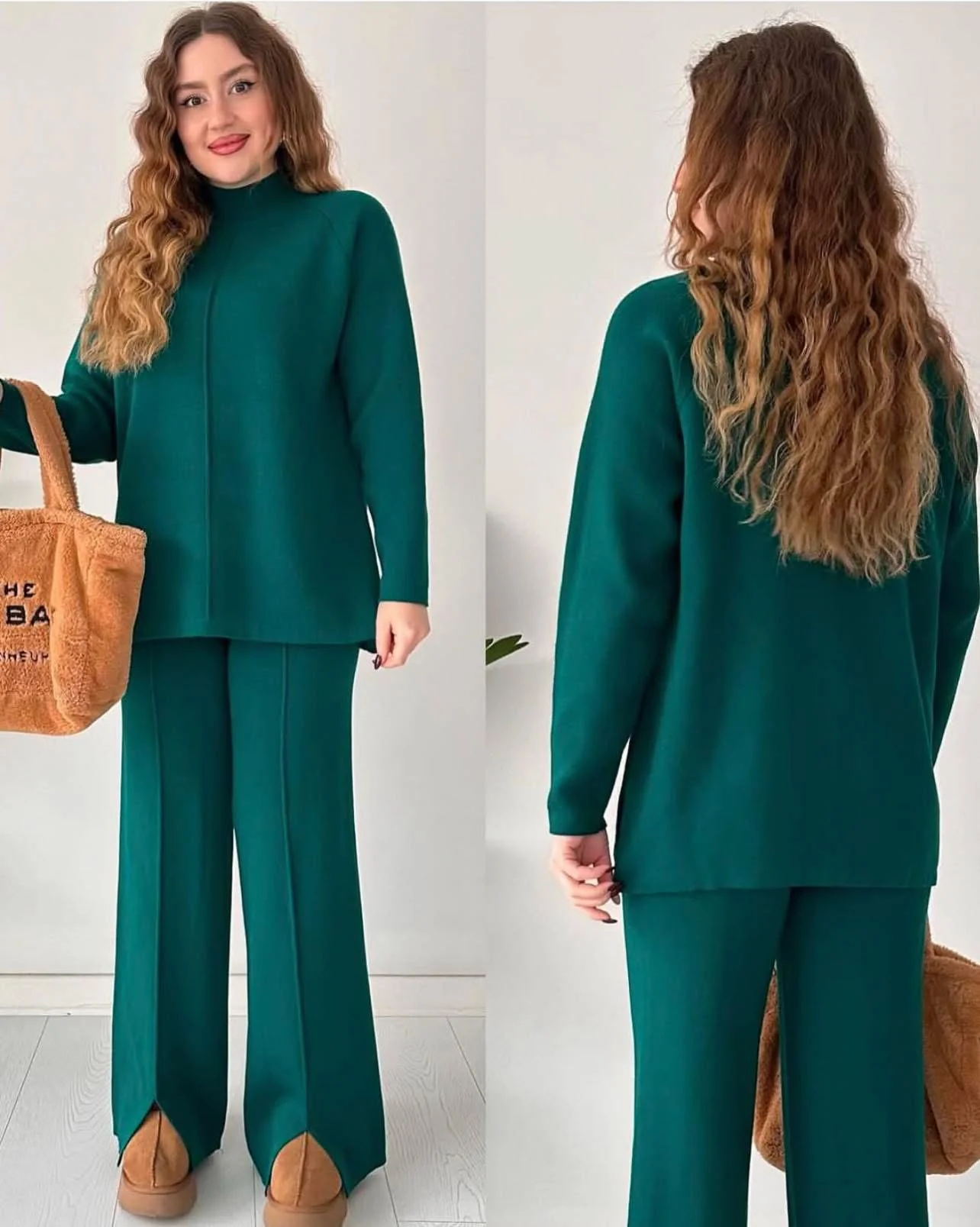 Half turtleneck suit – 2 Pieces - Image 3