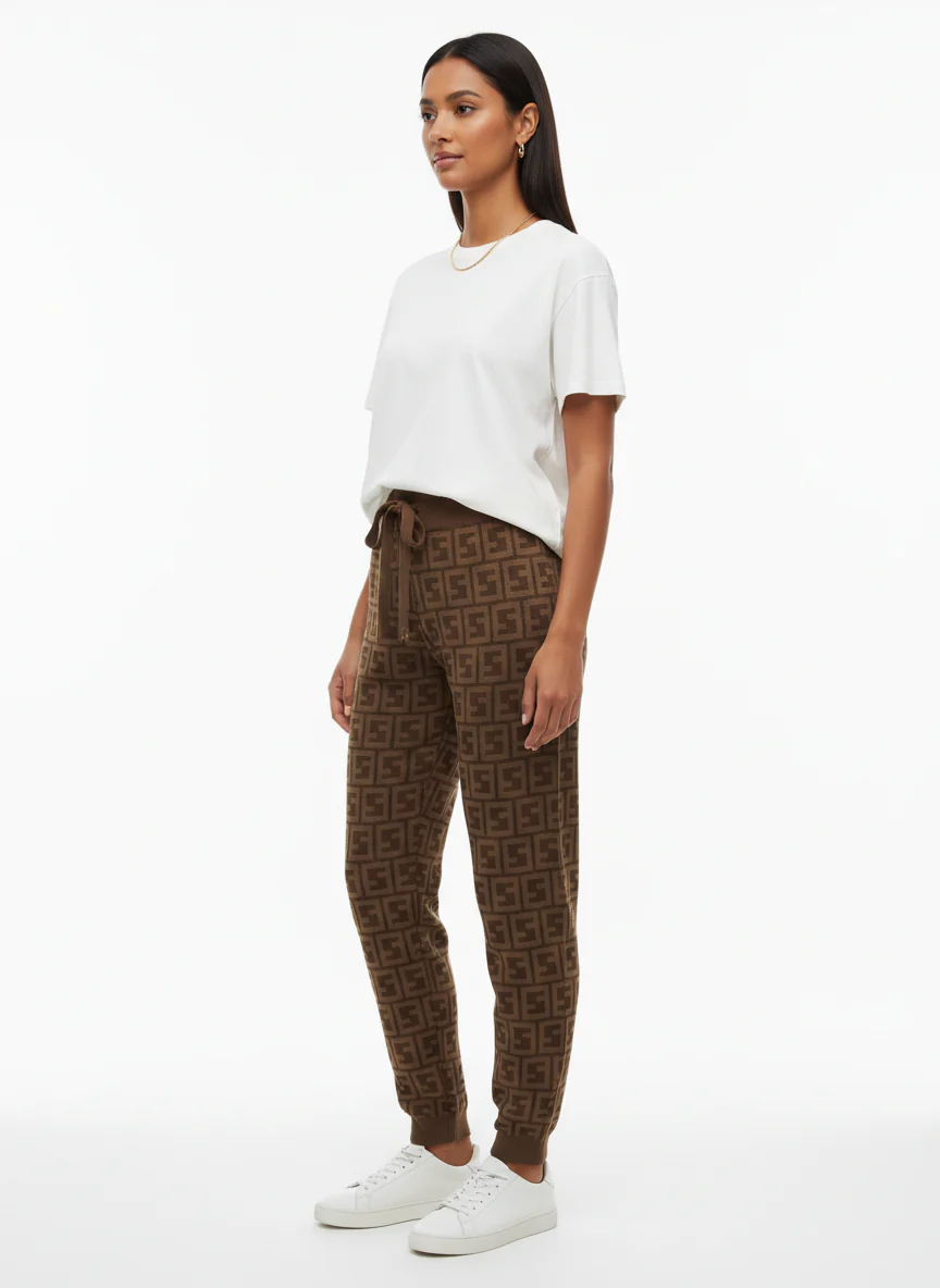 Monogram Knit Pants - Image 3