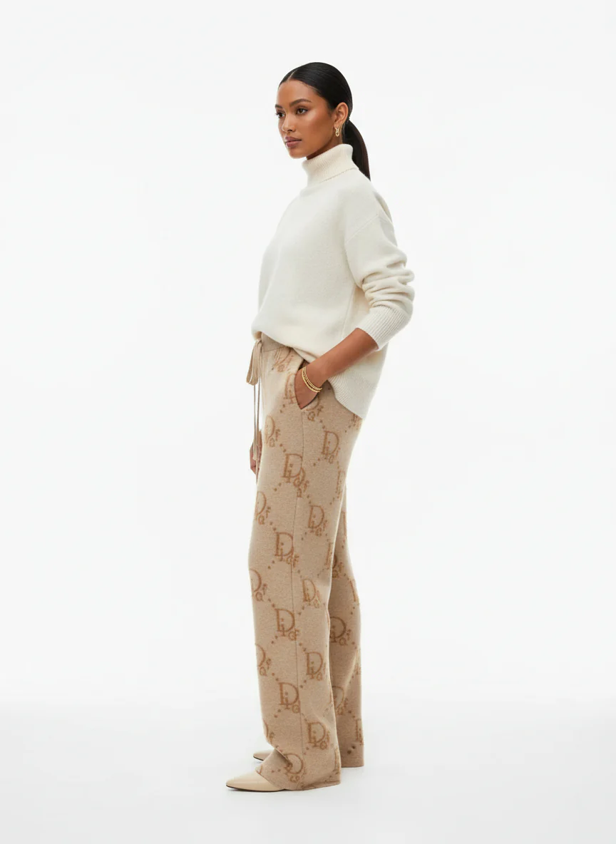 Monogram Knit Pants - Image 4