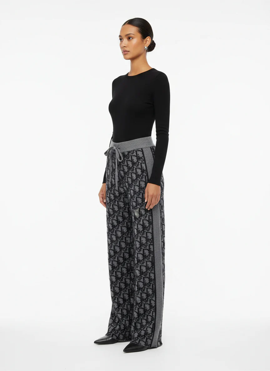 Monogram Knit Pants - Image 7