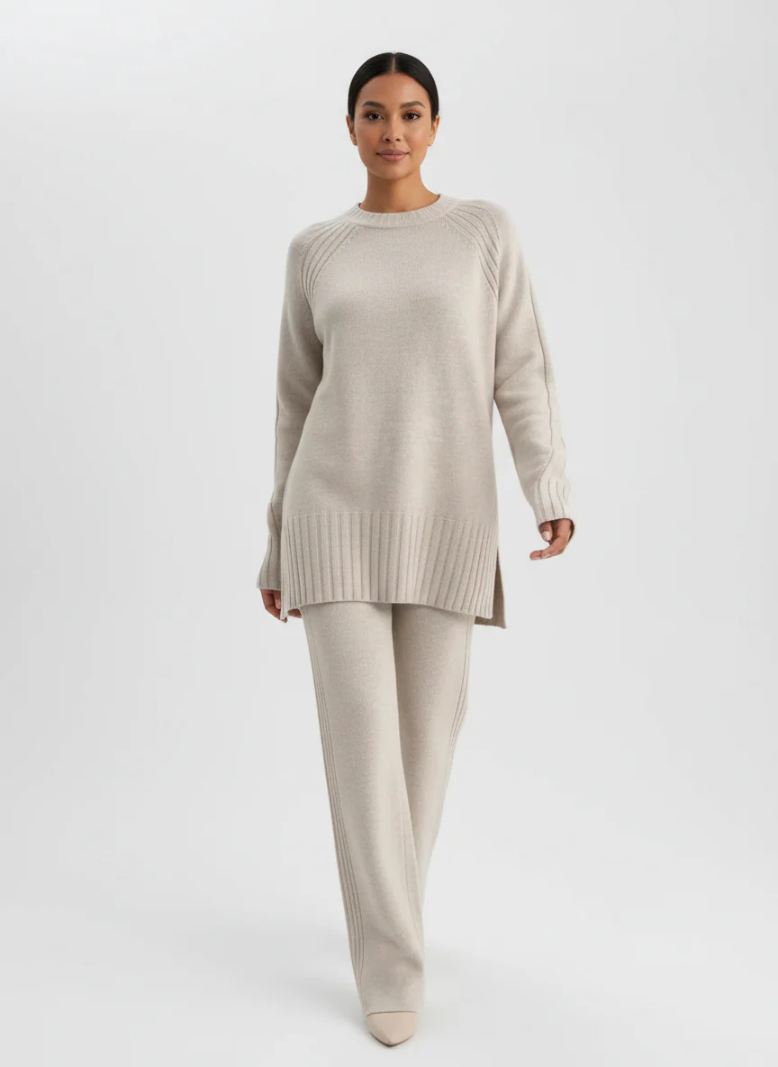 Ribbed Winter Knit Set – 2 Pieces - Image 12