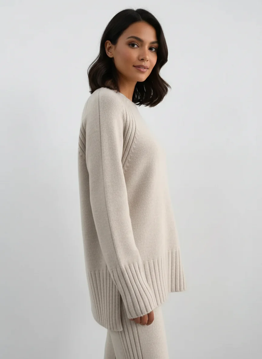 Ribbed Winter Knit Set – 2 Pieces - Image 13