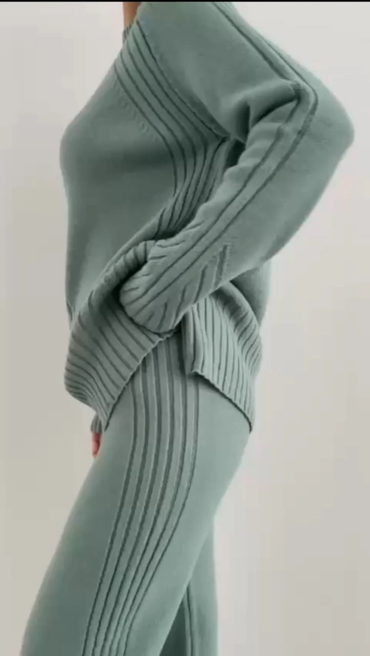 Ribbed Winter Knit Set – 2 Pieces - Image 5
