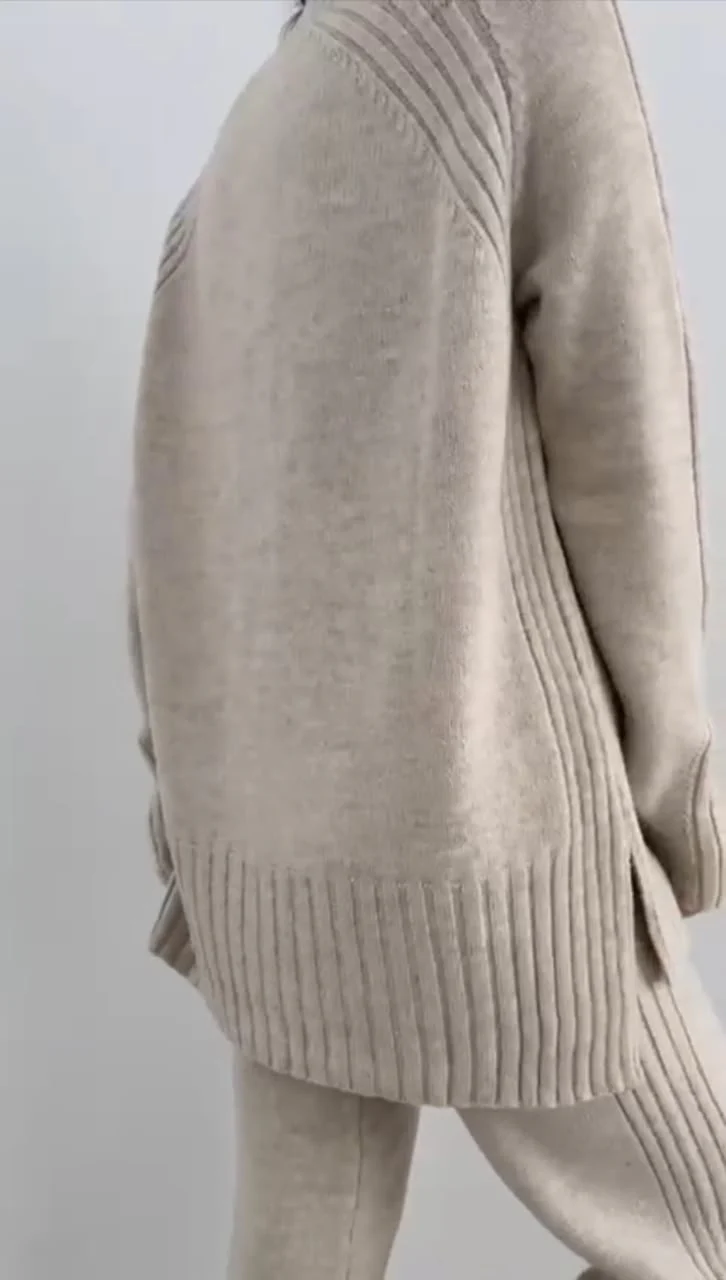 Ribbed Winter Knit Set – 2 Pieces - Image 6