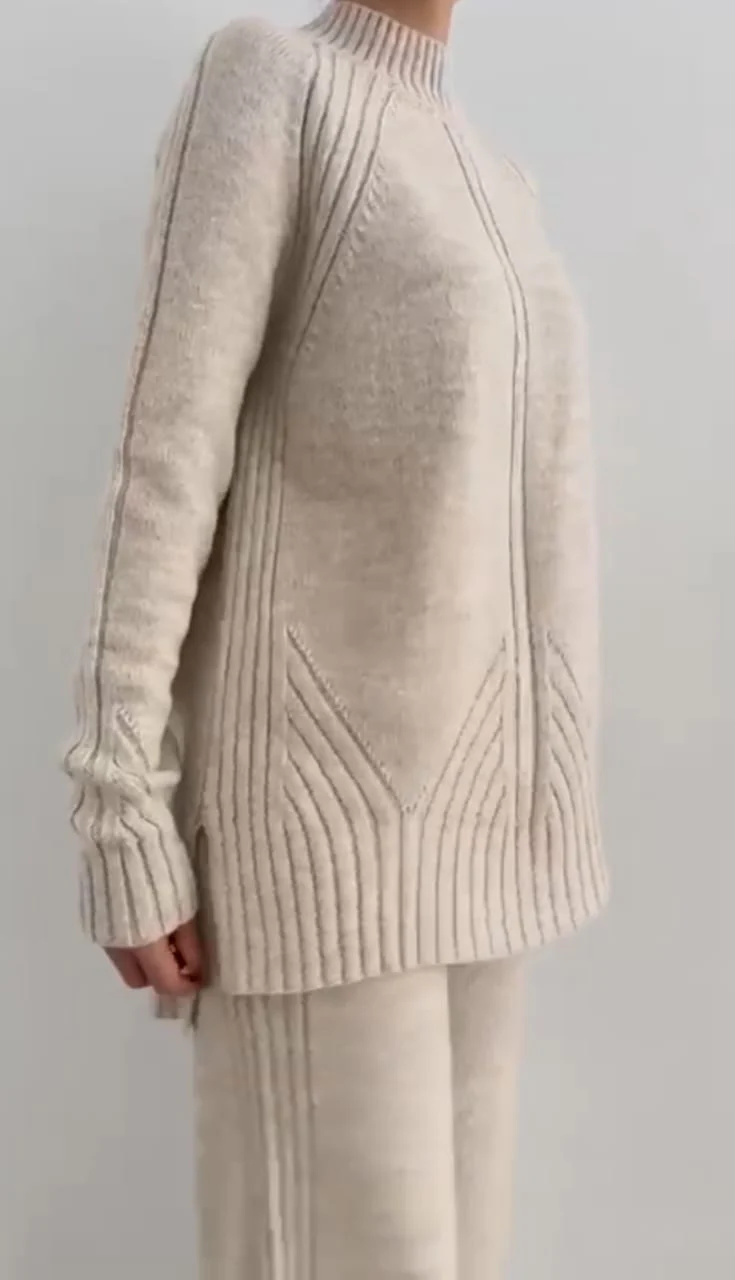 Ribbed Winter Knit Set – 2 Pieces - Image 9