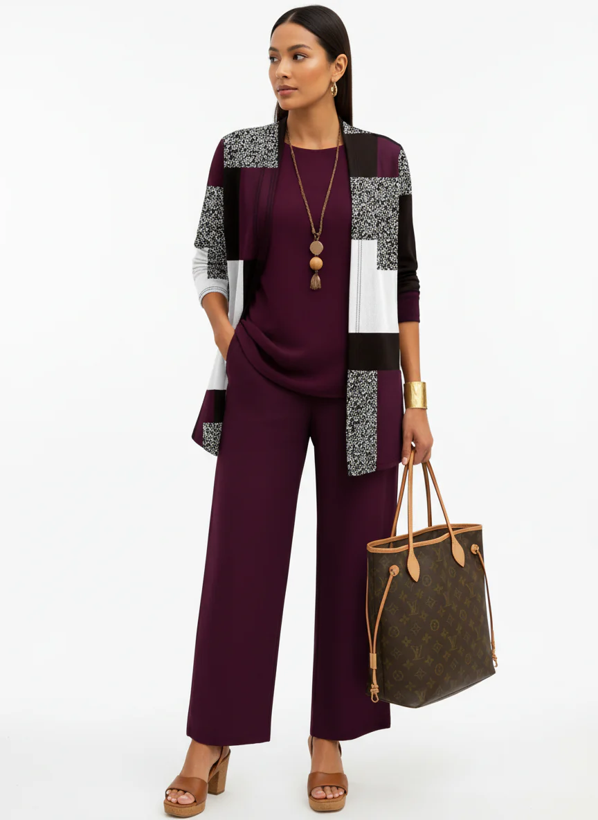 Signature Floral 3-Piece Ensemble set - Image 4
