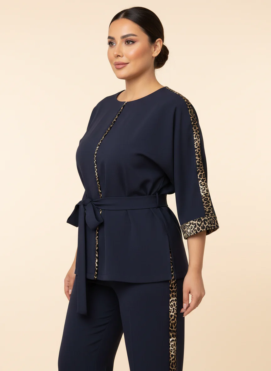 Silk Crepe Two-Piece Set - Image 3