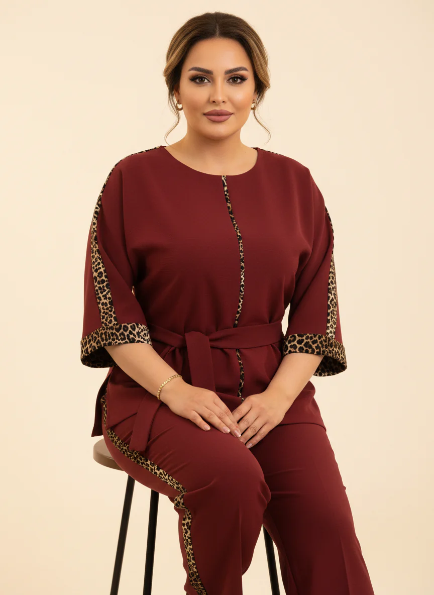 Silk Crepe Two-Piece Set - Image 4