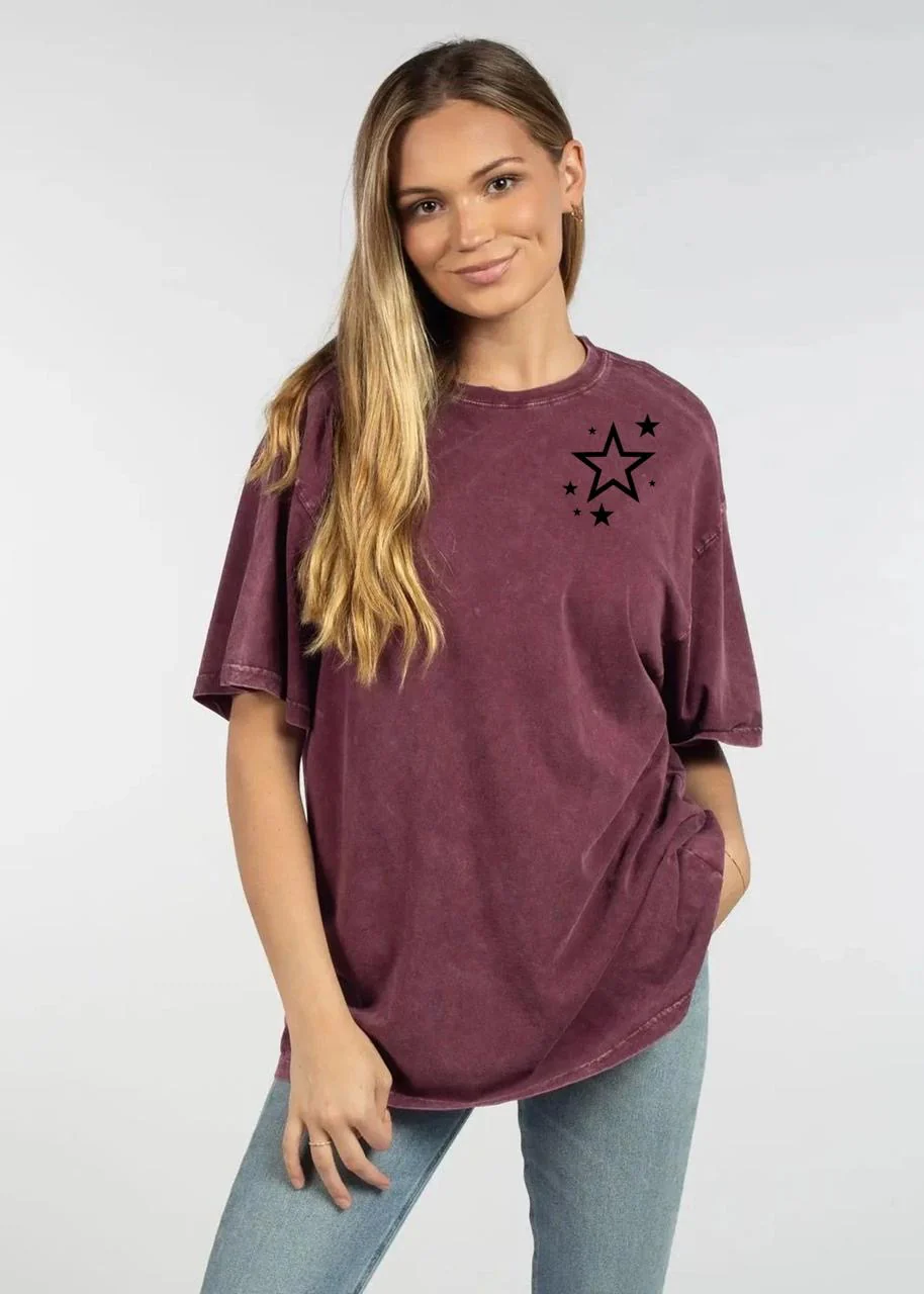 Washed Printed Cotton T-Shirt - Image 3